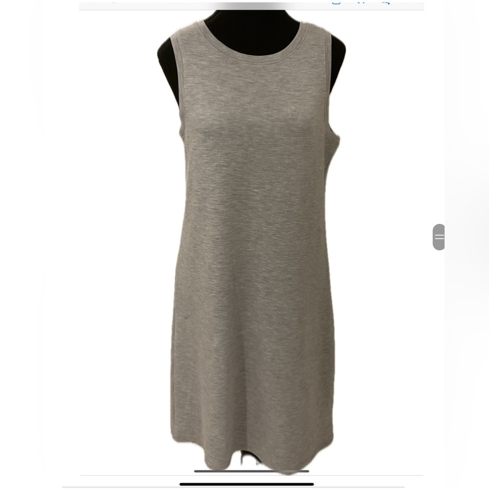 GAIAM LIKE NEW Soft Gray Slub  Active Wear Dress.
